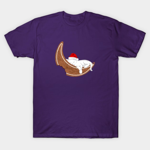 Gingerbread Cat T-Shirt by CarolinaMatthes